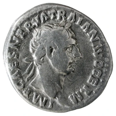 Denarius - Trajan PONT MAX TR POT COS II; Abundantia front