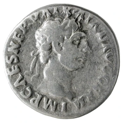 Denarius - Trajan PONT MAX TR POT COS II; Concordia front