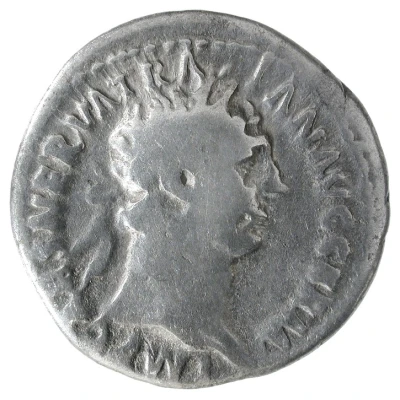 Denarius - Trajan PONT MAX TR POT COS II; Victory front
