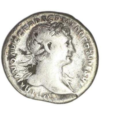 Denarius - Trajan S P Q R OPTIMO PRINCIPI AET AVG; Aeternitas front
