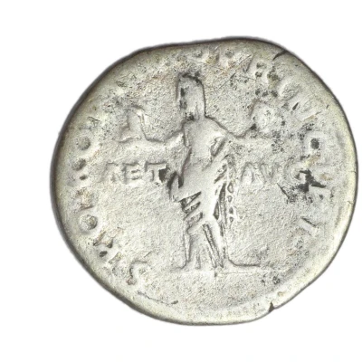 Denarius - Trajan S P Q R OPTIMO PRINCIPI AET AVG; Aeternitas back