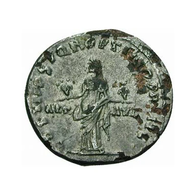 Denarius - Trajan S P Q R OPTIMO PRINCIPI AET AVG; Aeternitas back