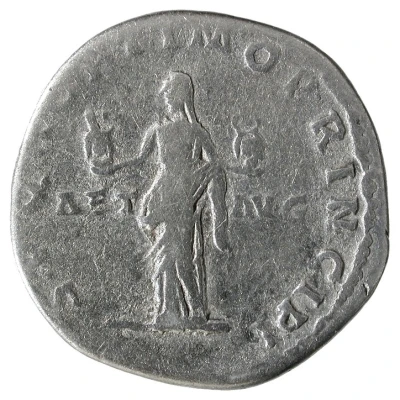 Denarius - Trajan S P Q R OPTIMO PRINCIPI AET AVG; Aeternitas back