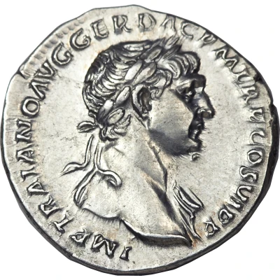 Denarius - Trajan S P Q R OPTIMO PRINCIPI ARAB ADQ; Arabia front