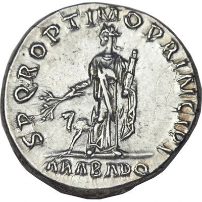 Denarius - Trajan S P Q R OPTIMO PRINCIPI ARAB ADQ; Arabia back