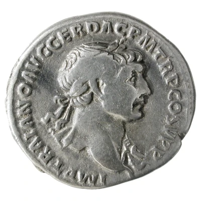 Denarius - Trajan S P Q R OPTIMO PRINCIPI; Abundantia front