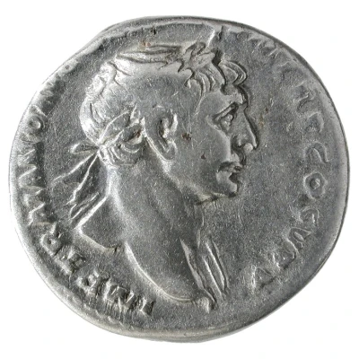 Denarius - Trajan S P Q R OPTIMO PRINCIPI; Abundantia front