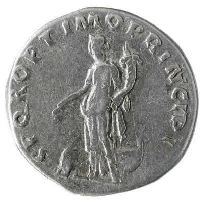 Denarius - Trajan S P Q R OPTIMO PRINCIPI; Abundantia back