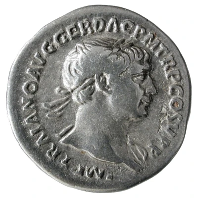 Denarius - Trajan S P Q R OPTIMO PRINCIPI; Aequitas front