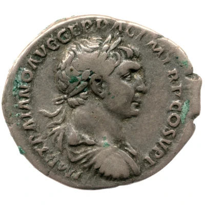 Denarius - Trajan S P Q R OPTIMO PRINCIPI; Aequitas front
