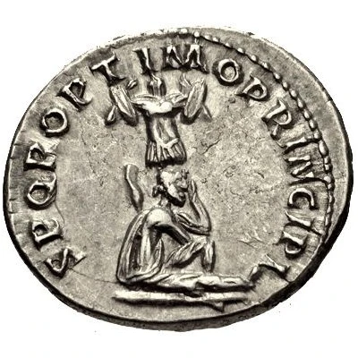 Denarius - Trajan S P Q R OPTIMO PRINCIPI; Dacia back