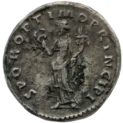 Denarius - Trajan S P Q R OPTIMO PRINCIPI; Felicitas back