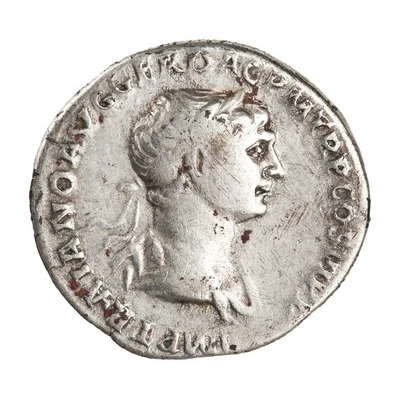 Denarius - Trajan S P Q R OPTIMO PRINCIPI; Felicitas front