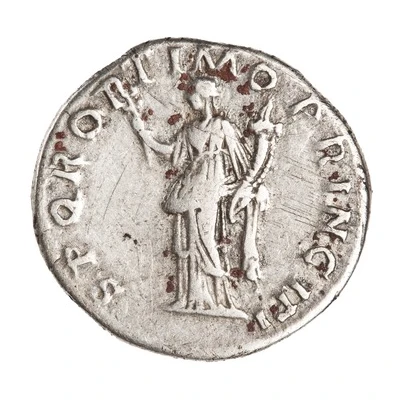 Denarius - Trajan S P Q R OPTIMO PRINCIPI; Felicitas back