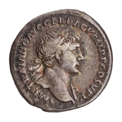 Denarius - Trajan S P Q R OPTIMO PRINCIPI; Fides front