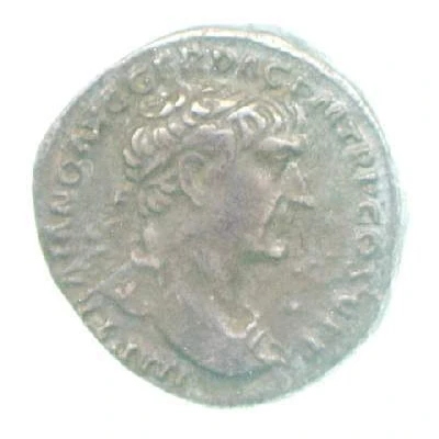 Denarius - Trajan S P Q R OPTIMO PRINCIPI; Fortuna front