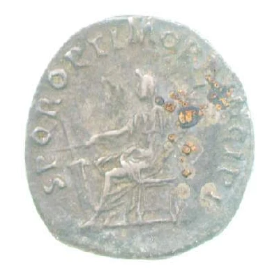 Denarius - Trajan S P Q R OPTIMO PRINCIPI; Fortuna back