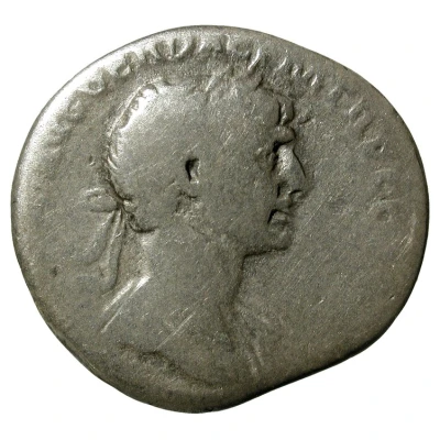 Denarius - Trajan S P Q R OPTIMO PRINCIPI; Genius front
