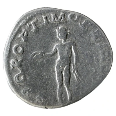 Denarius - Trajan S P Q R OPTIMO PRINCIPI; Genius back