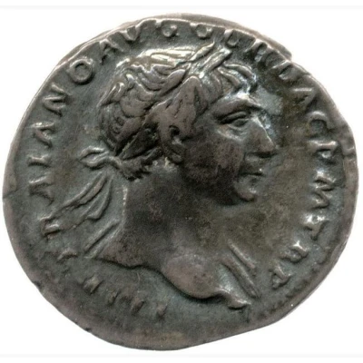Denarius - Trajan S P Q R OPTIMO PRINCIPI; Mars and Victory front
