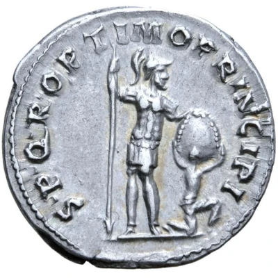 Denarius - Trajan S P Q R OPTIMO PRINCIPI; Mars back