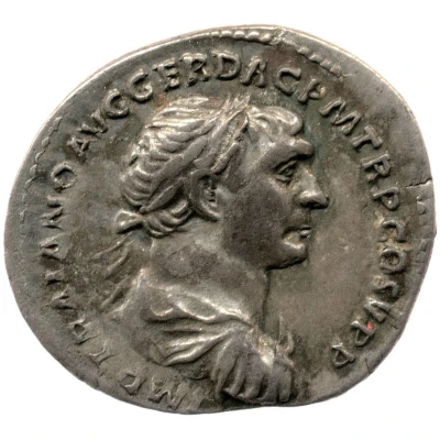 Denarius - Trajan S P Q R OPTIMO PRINCIPI; Mars front