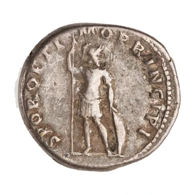 Denarius - Trajan S P Q R OPTIMO PRINCIPI; Mars back