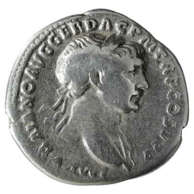 Denarius - Trajan S P Q R OPTIMO PRINCIPI; Mars front