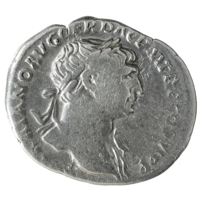 Denarius - Trajan S P Q R OPTIMO PRINCIPI; Mars front