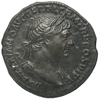 Denarius - Trajan S P Q R OPTIMO PRINCIPI PAX; Pax front