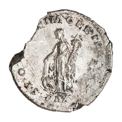 Denarius - Trajan S P Q R OPTIMO PRINCIPI PAX; Pax back