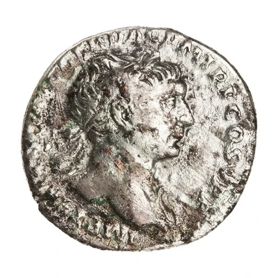 Denarius - Trajan S P Q R OPTIMO PRINCIPI; Pax front