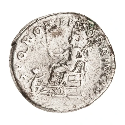Denarius - Trajan S P Q R OPTIMO PRINCIPI; Pax back