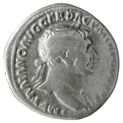 Denarius - Trajan S P Q R OPTIMO PRINCIPI; Pax front