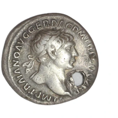 Denarius - Trajan S P Q R OPTIMO PRINCIPI; Spes front