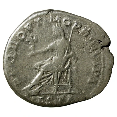Denarius - Trajan S P Q R OPTIMO PRINCIPI VESTA; Vesta back