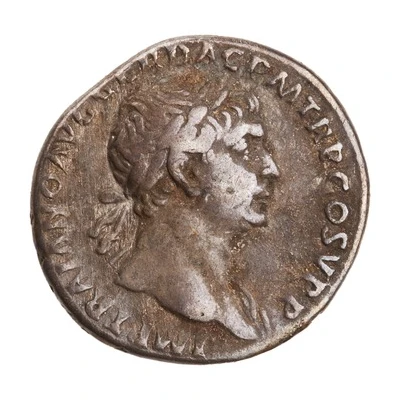 Denarius - Trajan S P Q R OPTIMO PRINCIPI; Victory front