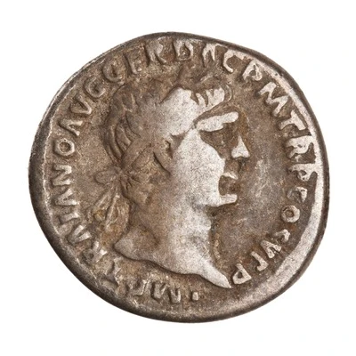 Denarius - Trajan S P Q R OPTIMO PRINCIPI; Victory front