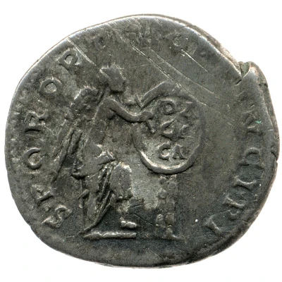 Denarius - Trajan S P Q R OPTIMO PRINCIPI; Victory back