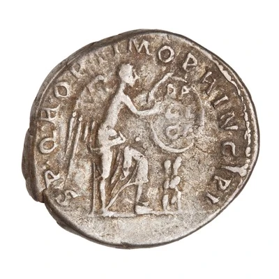 Denarius - Trajan S P Q R OPTIMO PRINCIPI; Victory back