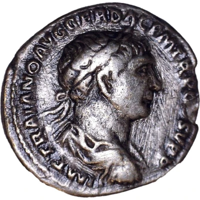 Denarius - Trajan S P Q R OPTIMO PRINCIPI; Victory front