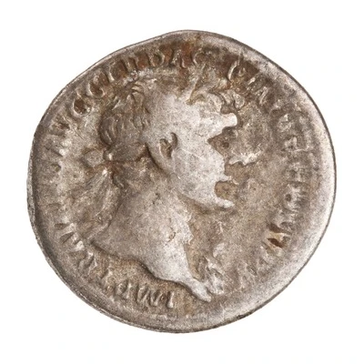 Denarius - Trajan S P Q R OPTIMO PRINCIPI; Virtus front