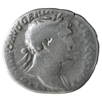 Denarius - Trajan S P Q R OPTIMO PRINCIPI; Virtus front