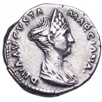 Denarius - Ulpia Marciana CONSECRATIO front