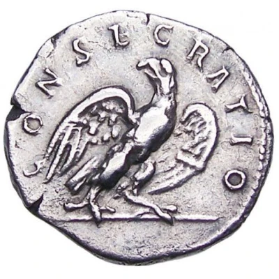 Denarius - Ulpia Marciana CONSECRATIO back