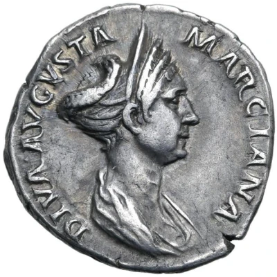 Denarius - Ulpia Marciana CONSECRATIO front