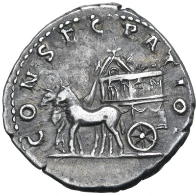 Denarius - Ulpia Marciana CONSECRATIO back