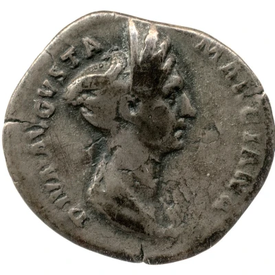 Denarius - Ulpia Marciana EX SENATVS CONSVLTO; Vesta front