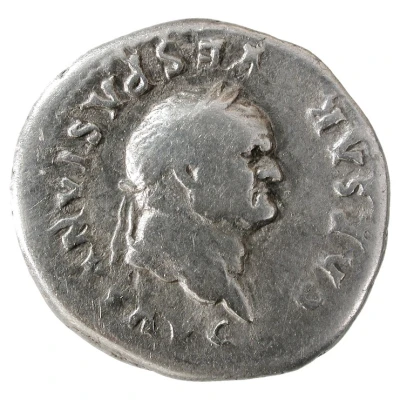 Denarius - Vespasian ANNONA AVG; Annona front