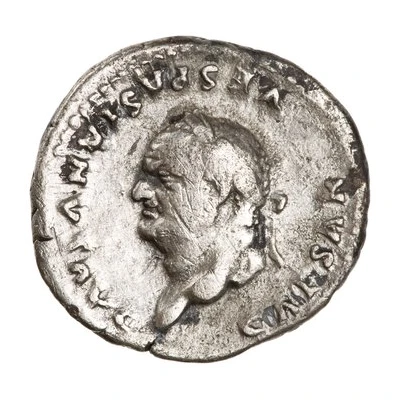 Denarius - Vespasian ANNONA AVG; Annona front